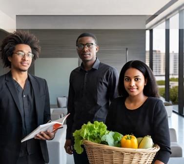 Young professionals representing the foundation's programs